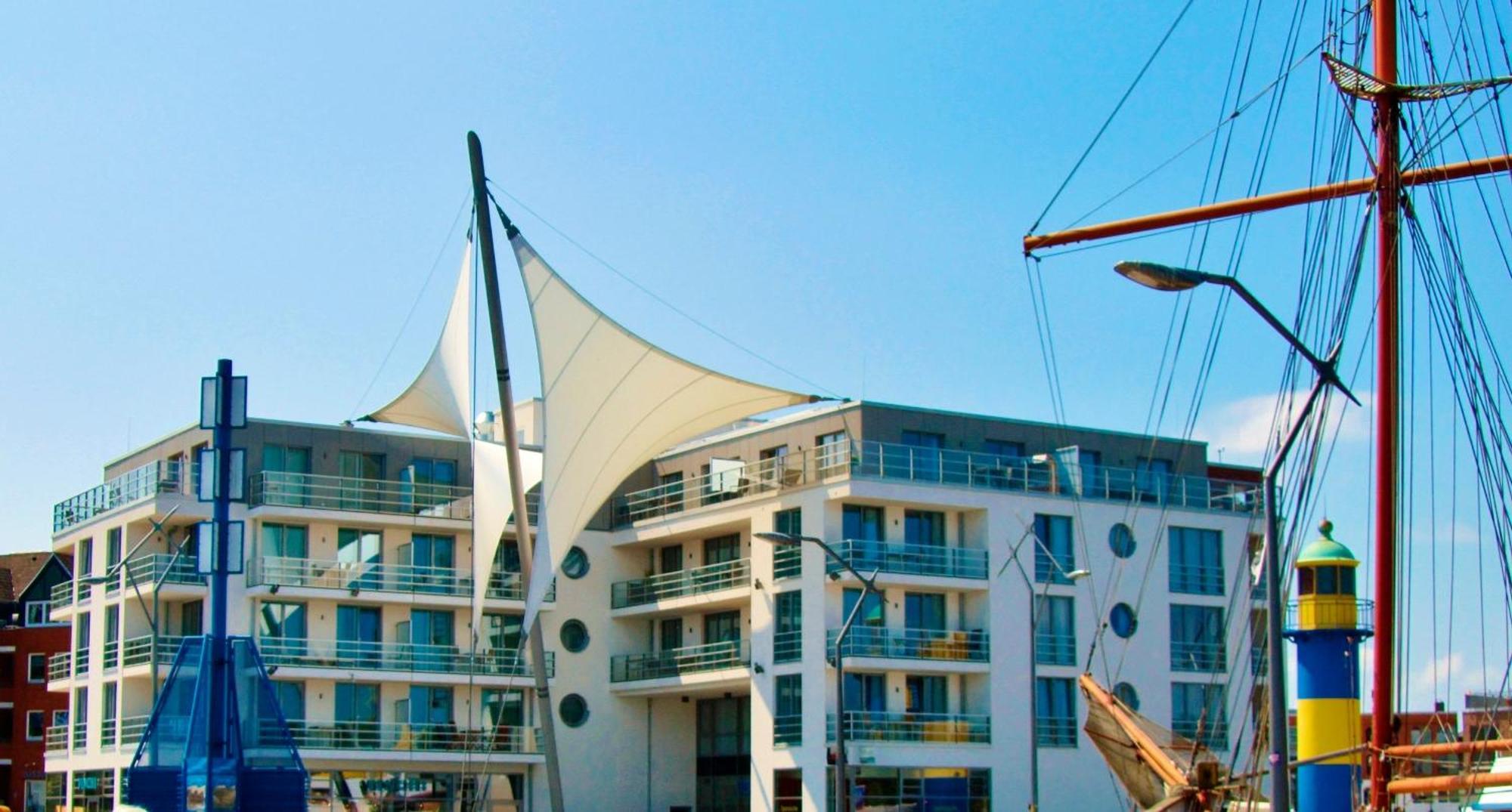 Apartment 12 - "Silbermoewe I" - Blickrichtung Yacht- Und Binnenhafenoffenes Meer เอ็คคานเฟอร์เดอ ภายนอก รูปภาพ